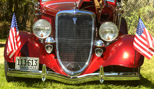 Rick Egan  |  The Salt Lake Tribune

A Ford Coupe 5, by Larry Johnson, at the Magna Labor Day Picnic, Monday, September 1, 2014