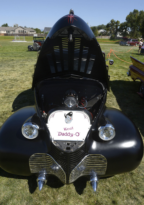Rick Egan  |  The Salt Lake Tribune

Kool Daddy-O car at the Labor Day car show, at the Magna Labor Day Picnic, Monday, September 1, 2014