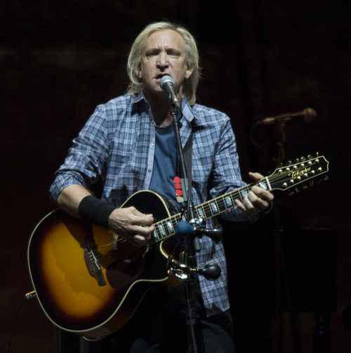 Steve Griffin  |  The Salt Lake Tribune


Joe Walsh performs during the History of the Eagles Tour at EnergySolutions Arena in Salt Lake City, Tuesday, Sept. 2, 2014.