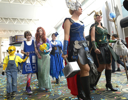 Leah Hogsten  |  The Salt Lake Tribune
Scenes during the cosplay parade September 4, 2014, during the second annual Comic Con, Sept. 4-6, at the Salt Palace Convention Center.