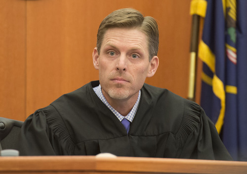 Steve Griffin  |  The Salt Lake Tribune


3rd District Judge Ryan Harris sets a bond for 17.5 million dollars that if accepted by Park City Mountain Resort would allow them to run the ski operations there for the upcoming winter season. The amount was disclosed during a hearing at the Summit County Justice Center in Park City, Friday, September 5, 2014.