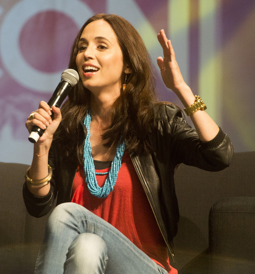 Rick Egan  |  The Salt Lake Tribune

Eliza Dushku answers questions during Comic Con, at the Salt Palace, Friday, September 5, 2014.