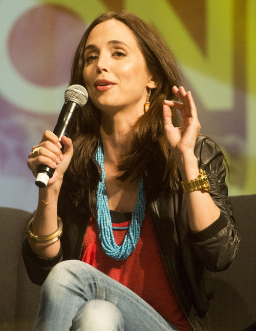 Rick Egan  |  The Salt Lake Tribune

Eliza Dushku talks to the crowd during Comic Con, at the Salt Palace, Friday, September 5, 2014.