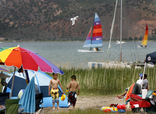 Scott Sommerdorf  l  Tribune file photo

"A Day at the Bear Lake Beach." Rendezvous Beach State Park on south end of Bear Lake, Saturday, July, 3, 2010.