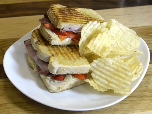 Rick Egan  |  The Salt Lake Tribune

The Mediterranean Panini, at Plates and Palates, in Bountiful.