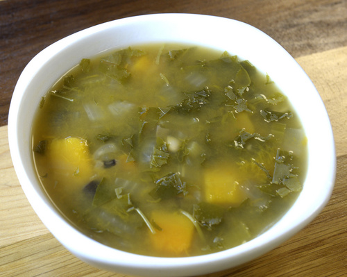 Rick Egan  |  The Salt Lake Tribune

Black Eyed Pea Soup, with kale and butternut squash, at Plates and Palates, in Bountiful.