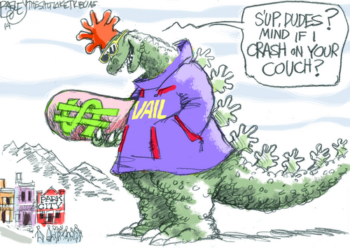 Pat Bagley cartoon for Sept. 14, 2014.