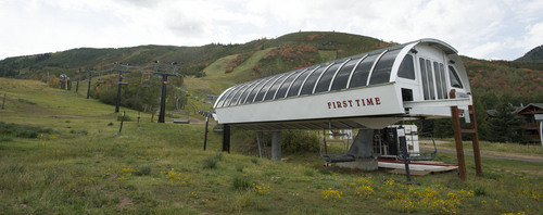 Steve Griffin  |  The Salt Lake Tribune
The First Time lift at the Park City Mountain Resort  in Park City, Friday, September 5, 2014. Vail Resorts has purchased Park City Mountain Resort for $182.5 million in cash, creating the country's largest ski resort covering more than 7,000 acres.