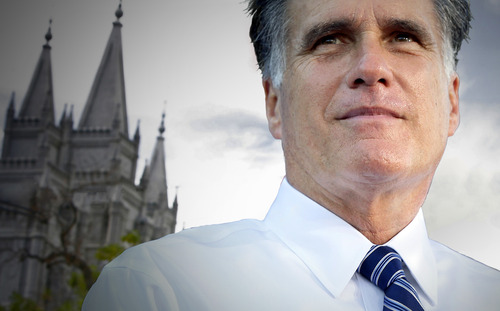 Photo illustration by Jeremy Harmon

Mitt Romney's membership in the LDS Church made headlines and history in 2012 as he became the first Mormon to top a major-party presidential ticket.
