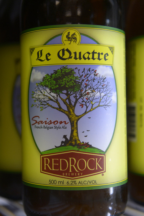 Leah Hogsten  |  The Salt Lake Tribune
Le Quatre Saison, available cold at the new Red Rock Brewery Beer Store in Salt Lake City.