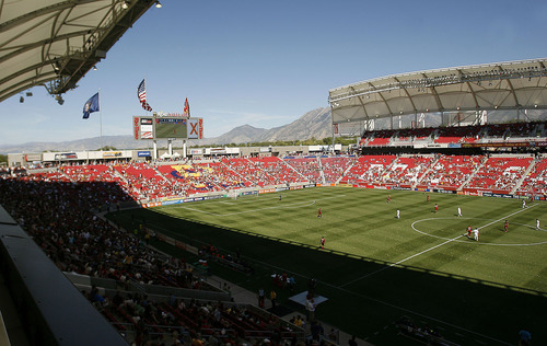 Leah Hogsten  |  The Salt Lake Tribune 

Real Salt Lake announced it will add a massive videoboard to the south end of the stadium.