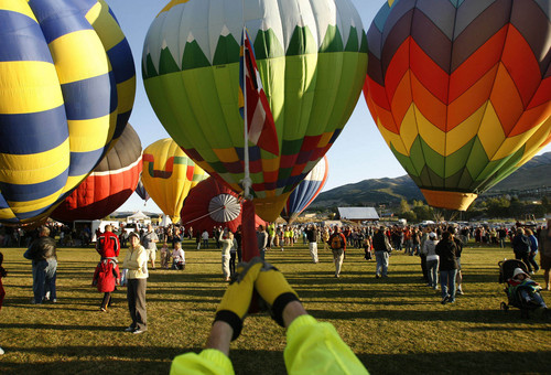 Tribune file photo
The Autumn Aloft hot air balloon festival returns to Park City this weekend.