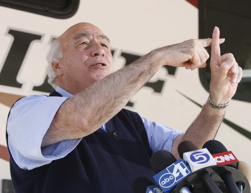 Rick Egan  |  The Salt Lake Tribune

Bob Murray talks to the press during a press conference in Huntington Canyon August 9, 2007.
