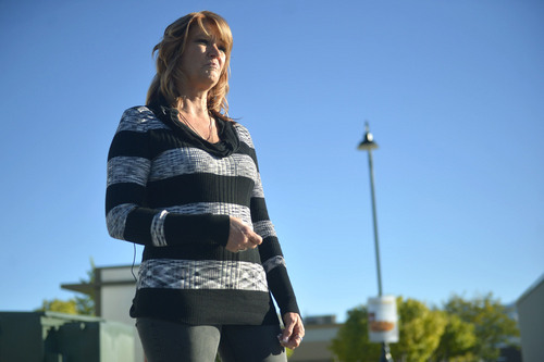 Chris Detrick  |  The Salt Lake Tribune
Cindy Moss talks about her nephew Darrien Hunt outside of the Panda Express where he was shot and killed by Saratoga Springs Cpl. Matthew Schauerhamer and Officer Nicholas Judson Thursday October 2, 2014.