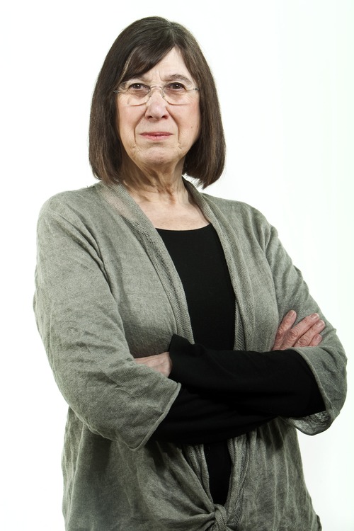 Chris Detrick  |  The Salt Lake Tribune
Eileen Hallet Stone poses for a portrait in the Tribune studio Thursday March 8, 2012.