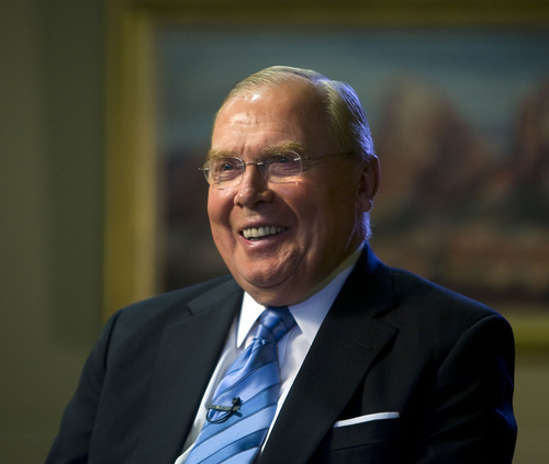 Al Hartmann  |  Tribune file photo
Jon Huntsman Sr. has penned an autobiography that explores how created a chemical empire and then became a major philanthropist. It's called "Barefoot to Billionaire."