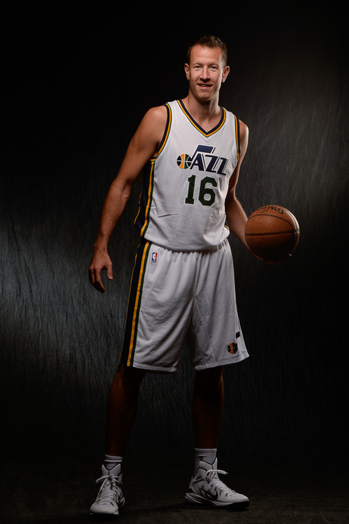 Francisco Kjolseth  |  The Salt Lake Tribune
Jazz Media Day. Steve Novak.