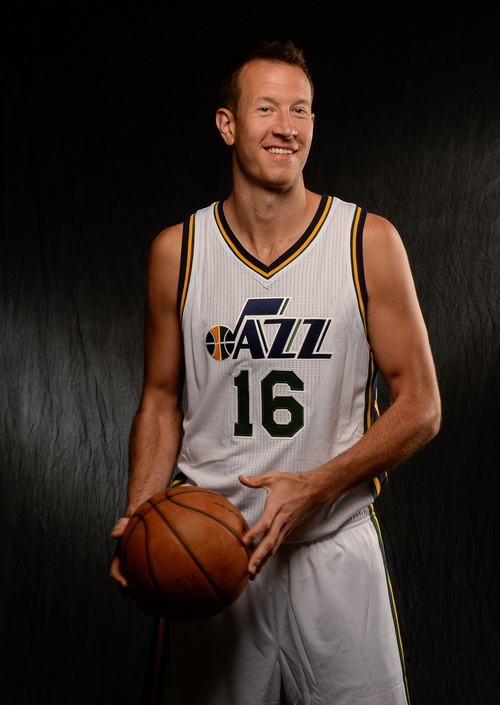 Francisco Kjolseth  |  The Salt Lake Tribune
Jazz Media Day. Steve Novak.