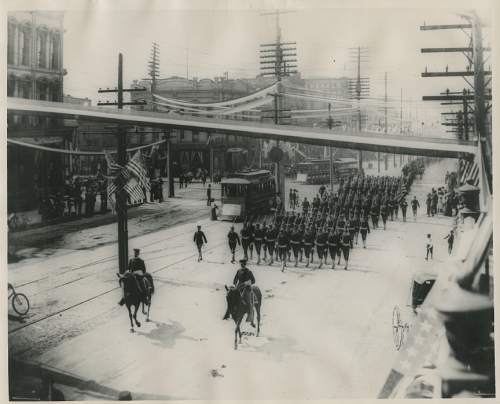 Tribune file photo

A parade for President Teddy Roosevelt in downtown Salt Lake City on May 29, 1903.