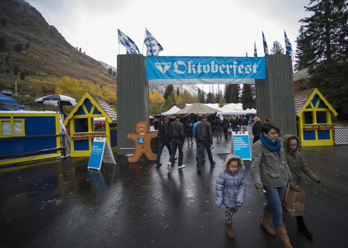 Rick Egan  |  The Salt Lake Tribune

The last day of the nine-week Oktoberfest celebration at Snowbird, Sunday, October 12, 2014