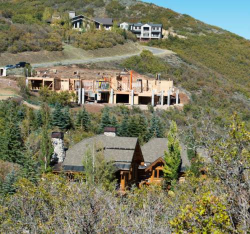 Steve Griffin  |  The Salt Lake Tribune


Mitt Romney has registered to vote in Summit County as unaffiliated and is using his old address as his residence at this home, bottom, in Park City, Utah. Home was photographed Thursday, October 2, 2014.