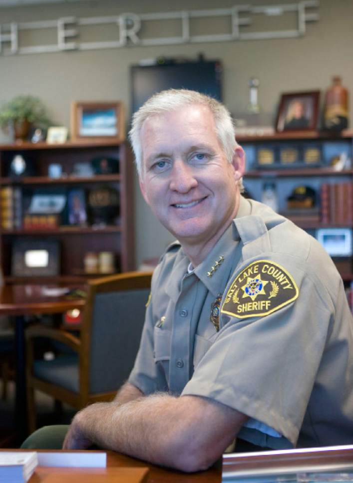 Al Hartmann  |  The Salt Lake Tribune
Salt Lake County Sheriff Jim Winder.