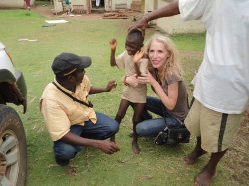 | Courtesy Karen Mathot

Karen Mathot with Prince. Mathot is being monitored by the state for ebola symptoms.