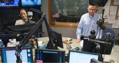 Steve Griffin  |  The Salt Lake Tribune


Mia Love and her 4th district opponent, Doug Owens, answer questions during a debate on the Doug Wright Show at the KSL studios in Salt Lake City, Thursday, October 30, 2014.