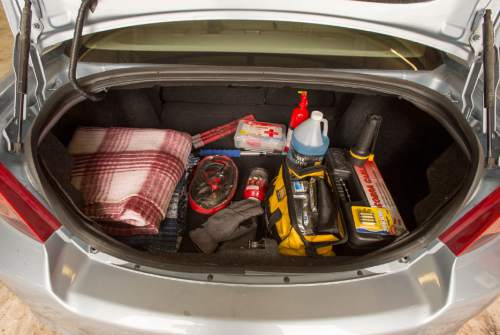 Rick Egan  |  The Salt Lake Tribune
UDOT recommends having these items in your trunk for winter driving.
