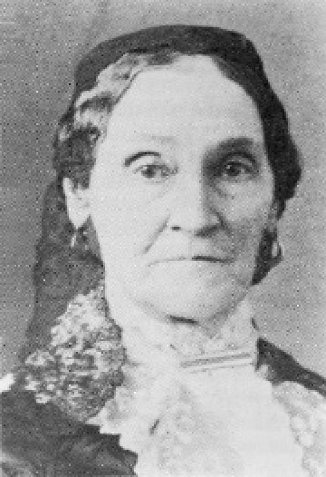 Nancy Marinda Johnson, one of Joseph Smith's plural wives. Courtesy of the International Society of the Daughters of Utah Pioneers.