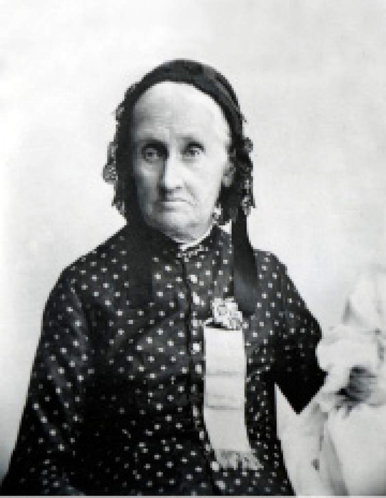 Kimball Martha McBride Knight Smith one of Joseph Smith's plural wives. Courtesy of the International Society of the Daughters of Utah Pioneers.