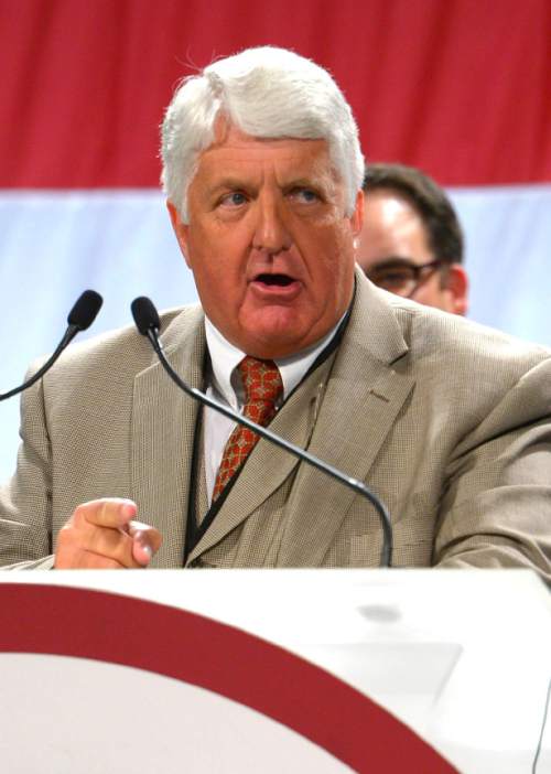 Leah Hogsten  |  Tribune file photo
Rep. Rob Bishop announced his opposition to reauthorizing the Export-Import Bank on the eve of a negative ad campaign on the issue. The threatened ads now have been withdrawn.