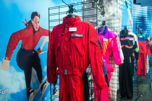 Chris Detrick  |  The Salt Lake Tribune
Vintage ski outfits on display at the Alf Engen Ski Museum in Utah Olympic Park Wednesday November 19, 2014.
