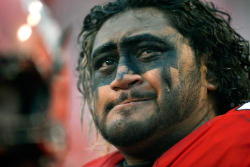 Chris Detrick  |  The Salt Lake Tribune
Utah Utes offensive lineman Isaac Asiata (54) during the game at Rice-Eccles Stadium Saturday November 22, 2014. Arizona Wildcats defeated Utah Utes 42-10.