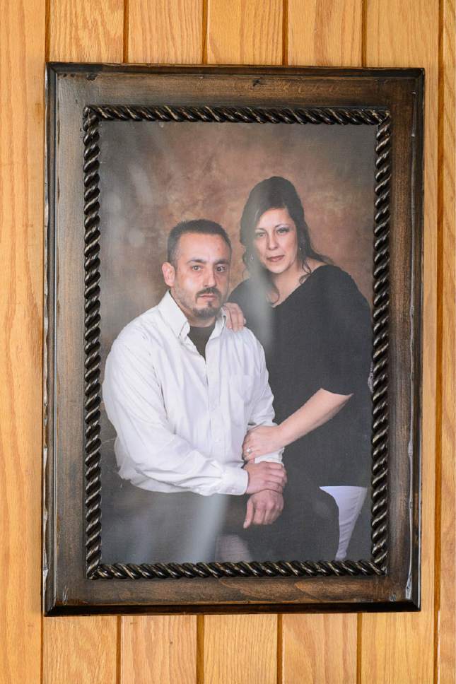 Courtesy photo
A family photo of Jodi Phillips, right, and her common law husband Luis Quintana, who was shot and killed by a Unified Police Department officer on Oct. 25, when Quintana allegedly charged the officer while holding a knife.