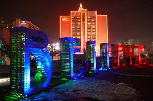 Steve Griffin  |  The Salt Lake Tribune


Giant metal letters spelling out "Belive" glow with color during the third night of Eve at the Salt Palace Convention Center in Salt Lake City, Tuesday, December 1, 2013.
