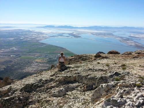 Jessica Miller  |  The Salt Lake Tribune

The view from Willard Peak on the Willard Basin Trailhead. Sept. 1, 2013.