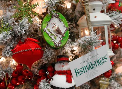 Al Hartmann  |  Tribune file photo
Over 700 decorated trees are on display from the traditional to unusual at the 2012 Festival of Trees. This year's festival runs through Saturday at the South Towne Expo Center in Sandy.