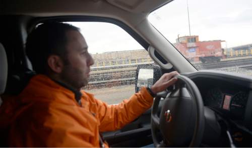 Al Hartmann  |  The Salt Lake Tribune
Phil Taylor, nurse practitioner for the Fourth Street Clinic hits the streets in Salt lake City Wednesday December 4 in the clinic's new mobile van to provide medical care for the homeless.