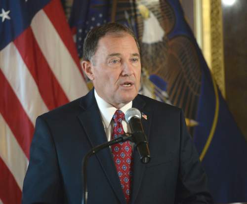 Al Hartmann  |  Tribune file photo
A state compensation commission has recommended giving Gov. Gary Herbert -- and other statewide elected officials -- a 36.5 percent salary bump.