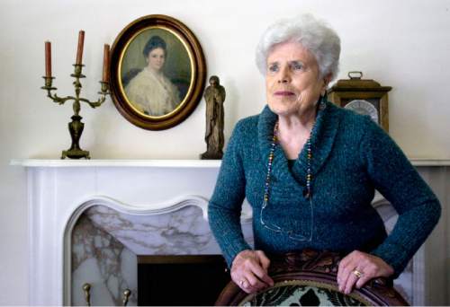 Steve Griffin  |  The Salt Lake Tribune

Emma Lou Thayne, Mormon writer and mystic, seen here on May 5, 2011, at her home in Salt Lake City. Thayne died this week. She was 90.