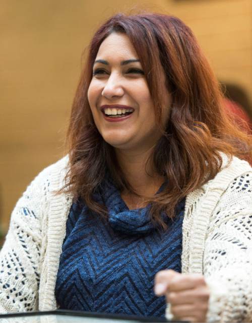 Rick Egan  |  The Salt Lake Tribune
Ghassack Jaffar, received a Certificate of Achievement Award during the 4th Annual Celebration of Women of the World on Saturday.