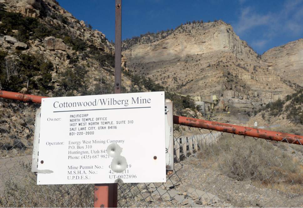 Al Hartmann  |  The Salt Lake Tribune
Thirty years after it was the scene of Utah's worst disaster of the past 90 years, the Wilberg mine's surface facilities remain visible from the trance gate to the mine property, whose signage is pocked with bullet holes.