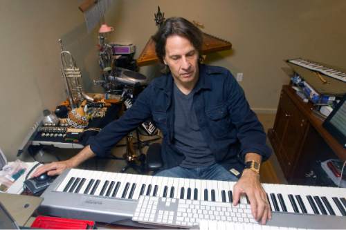 Al Hartmann  |  The Salt Lake Tribune 
Utah composer Kurt Bestor at his home studio.
