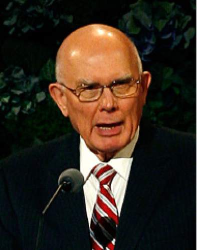 Scott Sommerdorf   |  The Salt Lake Tribune
Elder Dallin H. Oaks of the LDS Quorum of the Twelve Apostles