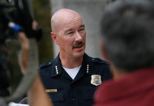 Scott Sommerdorf  |  Tribune file photo             
Salt Lake Police Chief Chris Burbank is supporting President Barack Obama's executive orders on immigration. He also has joined a friend-of-the-court brief countering the lawsuit against the orders filed by Utah Attorney General Sean Reyes and 24 other, mostly Republican states.