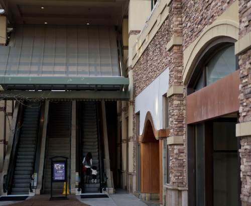 Lennie Mahler  |  The Salt Lake Tribune
Shoppers walk through the Gateway Mall on Thursday, Jan. 15, 2014.