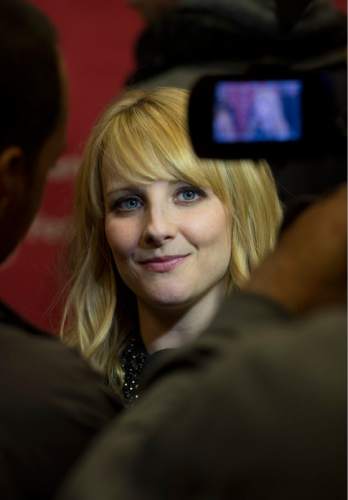 Steve Griffin  |  The Salt Lake Tribune

Melissa Rauch attends the premiere of "The Bronze," directed by Bryan Buckley during the movie's premiere at the Eccles Theatre in Park City, Thursday, January 22, 2015. Rauch and her husband Winston Rauch co-wrote the comedy about a former gymnast, washed-up and embittered a decade after winning the bronze medal -- who learns a young gymnast is threatening her local celebrity status.