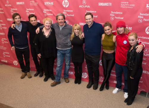 Steve Griffin  |  The Salt Lake Tribune


The cast of  "The Bronze," directed by Bryan Buckley during the movie's premiere at the Eccles Theatre in Park City, Thursday, January 22, 2015.