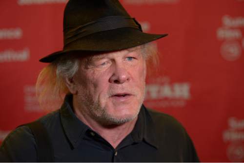 Leah Hogsten  |  The Salt Lake Tribune
Actor Nick Nolte appears at the Salt Lake City world premiere of  "A Walk in the Woods" at the Rose Wagner Performing Arts Center, Friday, January 23, 2015.   "A Walk in the Woods" stars Robert Redford and Nick Nolte and is adapted from Bill Bryson's 1998 memoir of the same name.